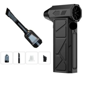 هذا المنتج هو منفضة هواء كهربائية متعددة الوظائف (multifunctional electric air duster)، وتستخدم لتنظيف الأجهزة الإلكترونية مثل لوحات مفاتيح الكمبيوتر والفتحات